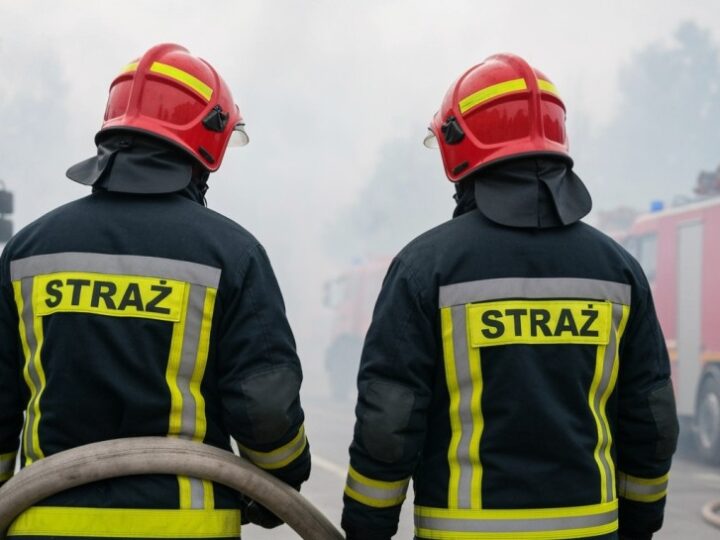 Pożar w Staszkówce: Kobieta ranna w akcji gaśniczej