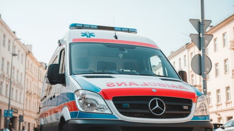Mężczyzna na dachu w Nowym Sączu: Strażacy w akcji ratunkowej!