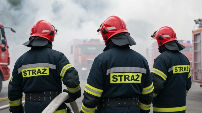 Pożar i wypadek: dramatyczne zdarzenia w Maszkowicach i Nowym Sączu