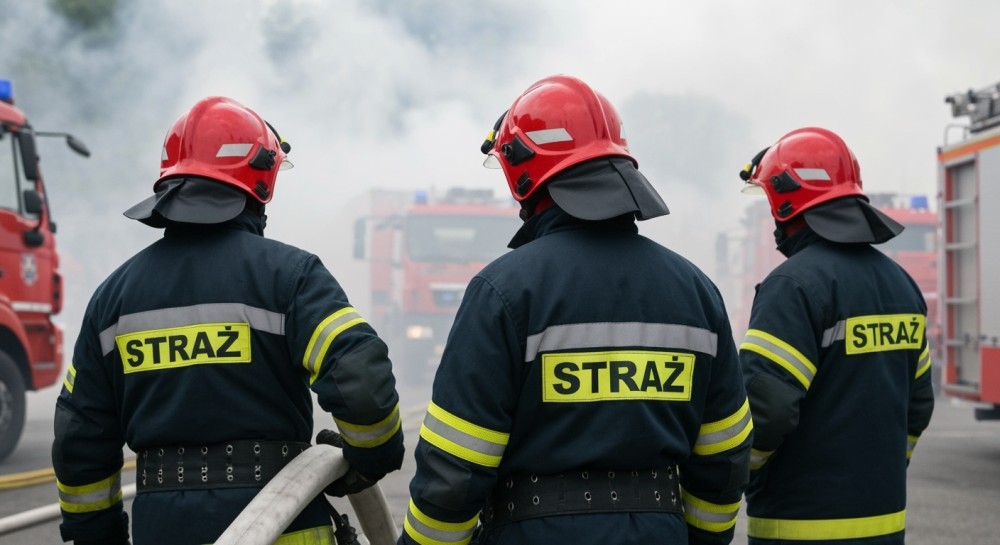 Pożar i wypadek: dramatyczne zdarzenia w Maszkowicach i Nowym Sączu