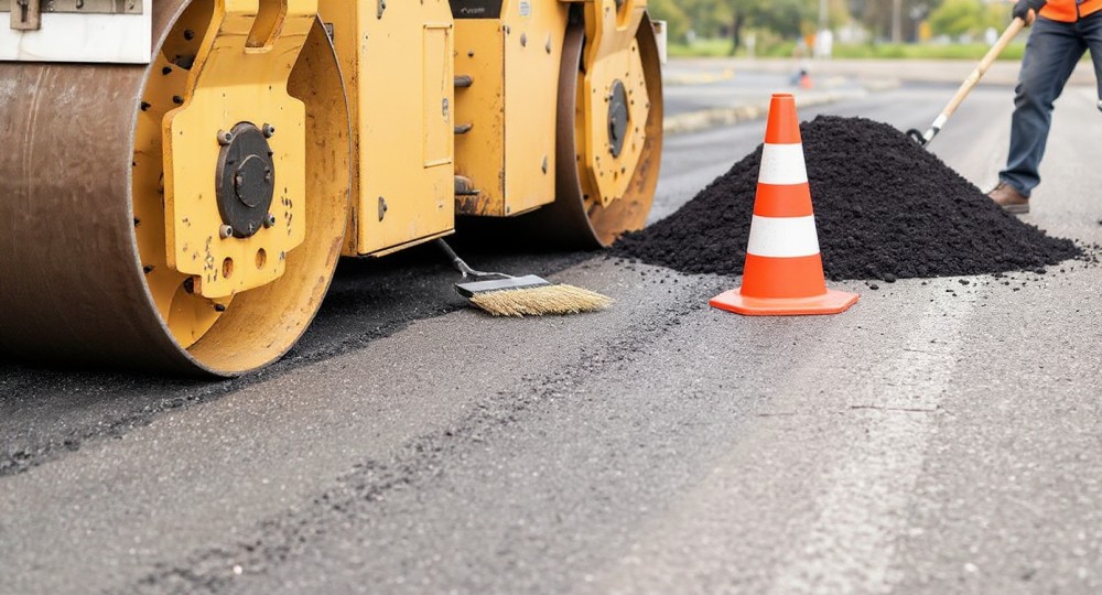 Mieszkańcy Gminy Łososina Dolna wspólnie modernizują drogi i poprawiają infrastrukturę