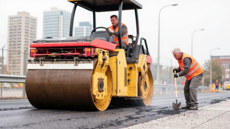 Nowy chodnik i oświetlenie w Ptaszkowej – prace na finiszu!