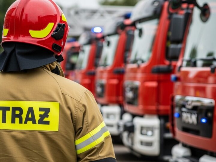 Nocne interwencje służb 26/27 listopada 2025: pożary i zagrożenia w regionie