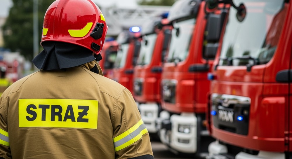 Nocne interwencje służb 26/27 listopada 2025: pożary i zagrożenia w regionie