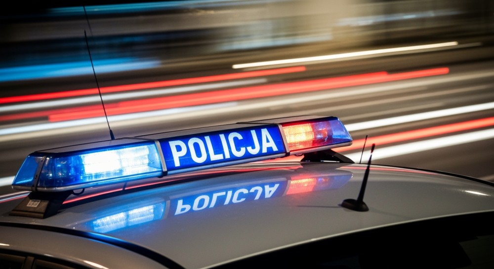 Zimowe opady na Sądecczyźnie: Policja wzywa do ostrożności na drogach