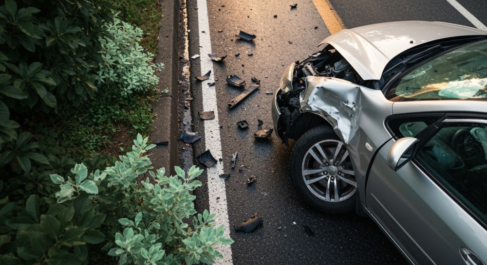 Nocne interwencje służb: Zderzenia i zagrożenia na drogach 14/15 grudnia 2025 roku