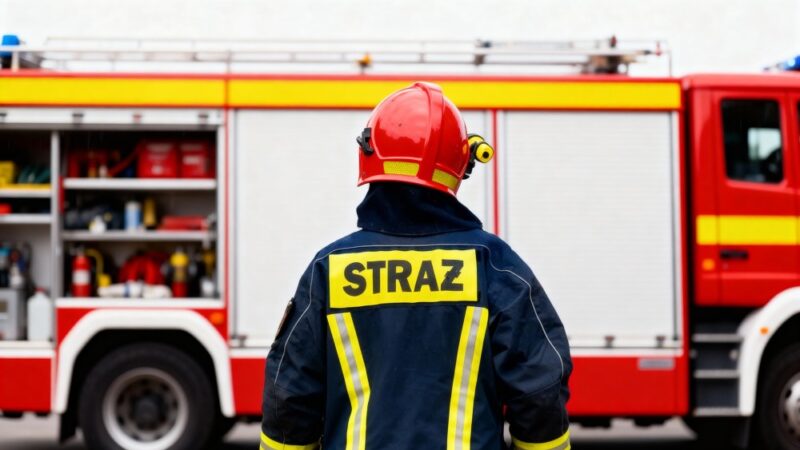 Wypadki, pożary i interwencje medyczne: Strażacy w akcji w Nowym Sączu