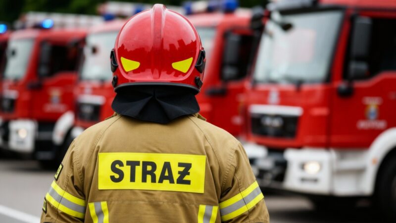 Nocne interwencje służb 21/22 lutego 2026: wypadki, pożary i fałszywe alarmy