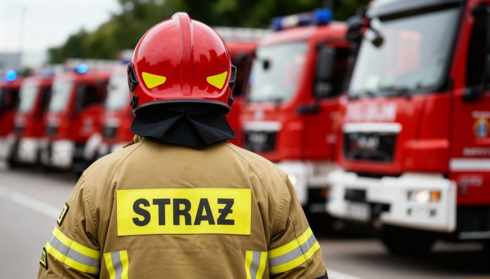 Interwencje strażaków w Nowym Sączu: pożary, wypadki i fałszywe alarmy w jednym dniu