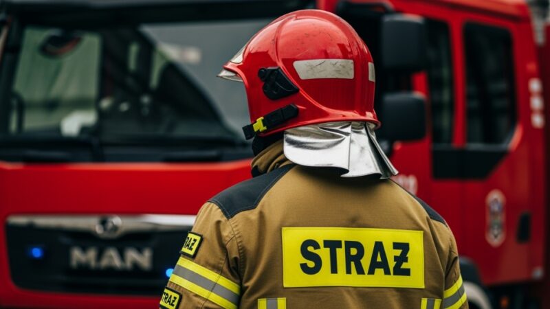Nocne interwencje służb 22/23 marca 2026: pożary i wypadki w regionie