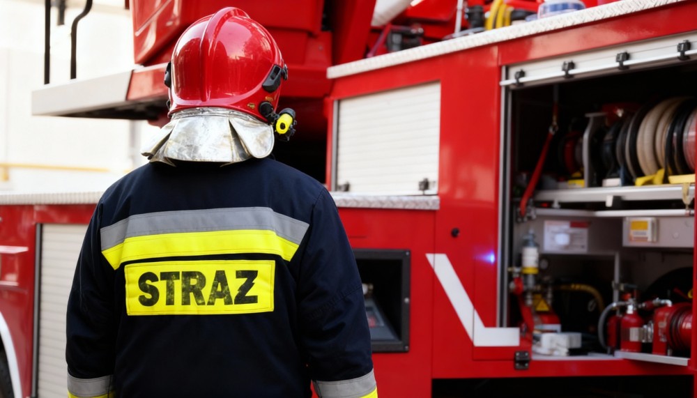 Strażacy z gminy doskonalą techniki gaszenia pożarów urządzeń pod napięciem