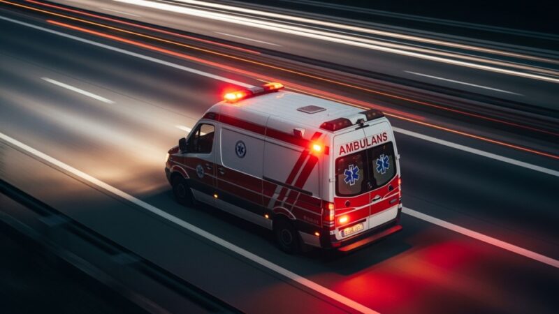 Nocne interwencje służb 12/13 maja 2026: od pożarów po wypadki drogowe