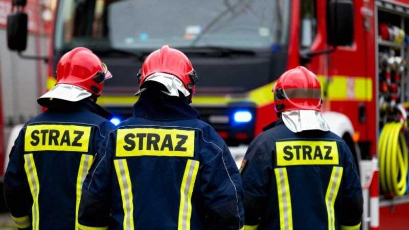 Kandydaci OSP Nowy Sącz stawiają pierwsze kroki w terenowych ćwiczeniach w Rdziostowie