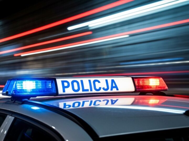 Dron nad Nowym Sączem: Policja zwiększa bezpieczeństwo na drogach