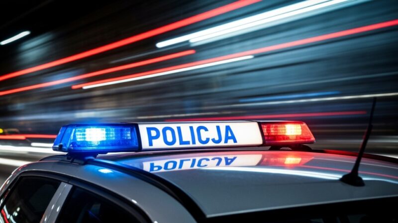 Dron nad Nowym Sączem: Policja zwiększa bezpieczeństwo na drogach