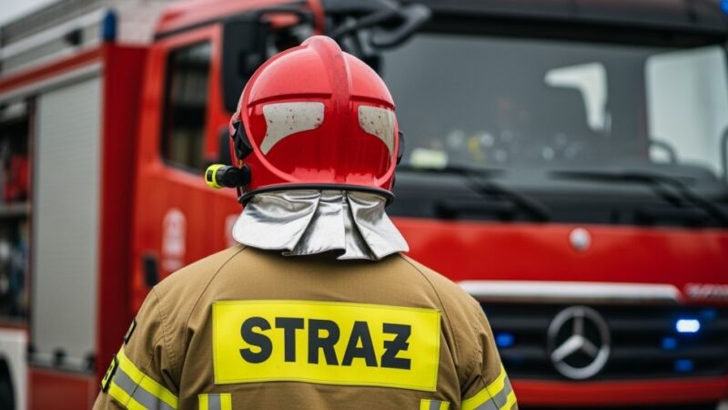 Nocne wyzwania strażaków w Nowym Sączu: kolizje, pożary i inne interwencje