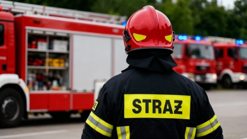 Dotacja od starosty wzmacnia OSP GRS Nowy Sącz w zakupie nowego sprzętu